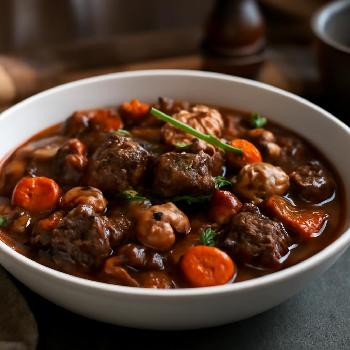 Ragoût de Boeuf à la Bourguignonne Facile