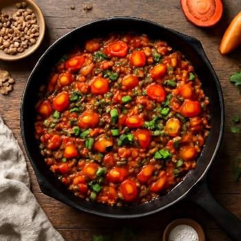 Ragoût de Légumes aux Lentilles (Végétarien et Consistant)