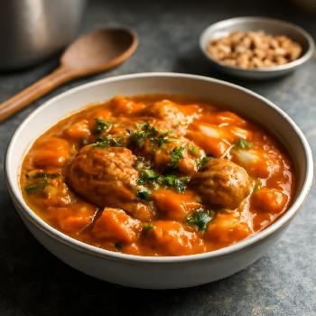 Ragoût de Poulet Africain à la Cacahuète (Mafé)