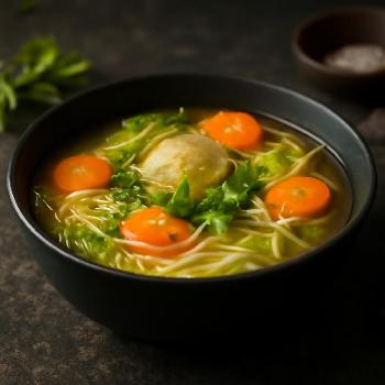 Soupe de Bouillon de Bœuf Simple