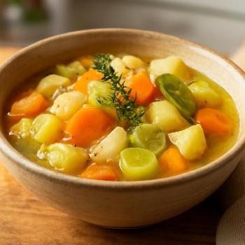 Soupe de Légumes d'Automne Textures Variées