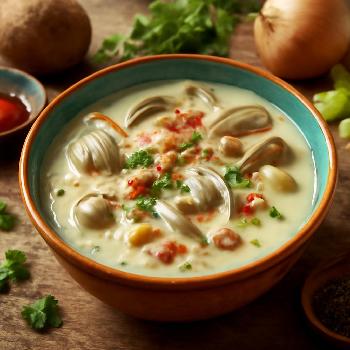 Soupe de Palourdes de Nouvelle-Angleterre Crémeuse