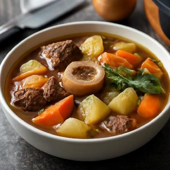 Soupe de Pot-au-feu à la Mijoteuse