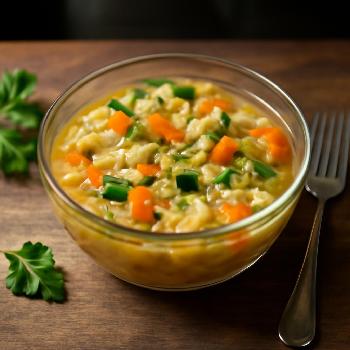 Soupe de Riz aux Légumes Réconfortante