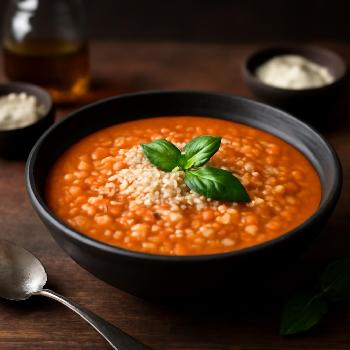 Soupe de Riz Crémeuse à la Tomate