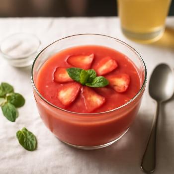 Soupe Froide aux Fraises Rafraîchissante