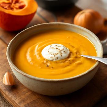 Velouté de Potimarron Texture Personnalisée